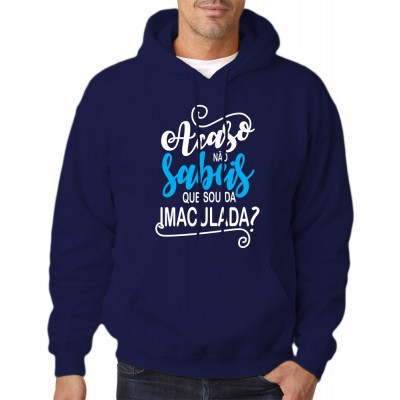 Moletom Acaso Nâo Sabeis Sou Imaculada - Azul Marinho