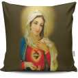 Almofada Sagrado Coração de Jesus e Maria
