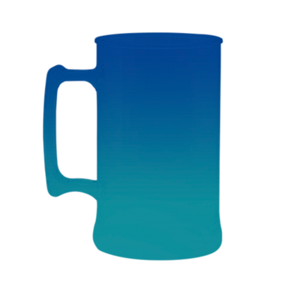 Caneca Bicolor Azul Royal x Azul Tiffany de 300 ml