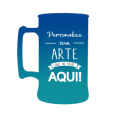 Caneca Bicolor Azul Royal x Azul Tiffany de 300 ml