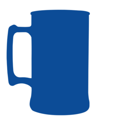 Caneca Fosco Azul Royal de 300 ml