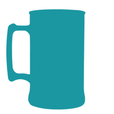 Caneca Fosco Azul Tiffany de 300 ml