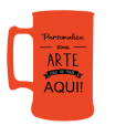 Caneca Fosco Laranja Fluor de 300 ml