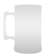 Caneca Fosco Prata de 300 ml