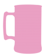 Caneca Fosco Rosa Bebê de 300 ml