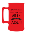 Caneca Fosco Vermelho Fluor de 430 ml