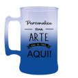 Caneca Jateada Azul Royal de 300 ml