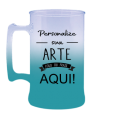 Caneca Jateada Azul Tifany de 300 ml