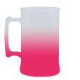 Caneca Jateada Rosa Fluor de 300 ml