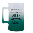Caneca Jateada Verde Escuro 300 ml