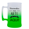 Caneca Jateada Verde 300 ml