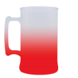 Caneca Jateada Vermelha 300 ml