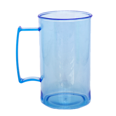 Caneca Acrílica Azul Neon de 430 ml