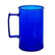 Caneca Acrílica Azul Royal Translúcido de 430 ml