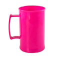 Caneca Acrílica Rosa de 430 ml