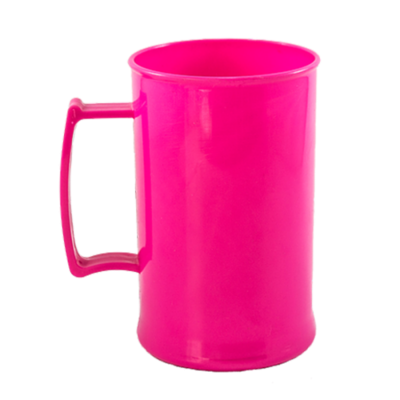 Caneca Acrílica Rosa de 430 ml