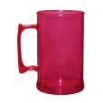 Caneca Acrílica Rosa Translúcido de 430 ml