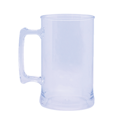 Caneca Acrílica Transparente de 430 ml