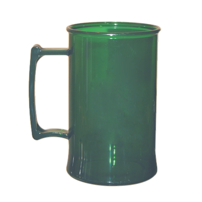 Caneca Acrílica Verde Escuro de 430 ml