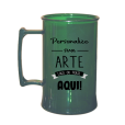 Caneca Verde Escuro de 300 ml.