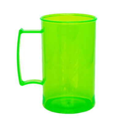 Caneca Acrílica Verde Neon de 430 ml