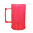 Caneca Acrílica Vermelho Translúcido de 430 ml