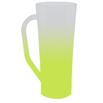 Caneca Long Jateada Amarela Fluor