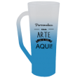 Caneca Long Jateada Azul Bebê