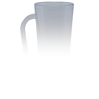 Caneca Long Jateada Branca