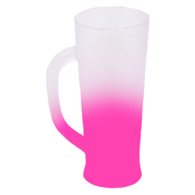 Caneca Long Jateada Rosa Fluor