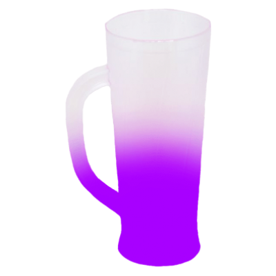 Caneca Long Jateada Roxo Fluor