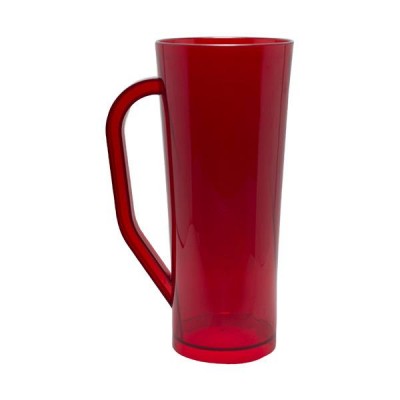 Caneca Long Vermelho Translúcido