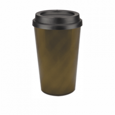Copo Twister com Tampa Bucks Dourado 480 ml