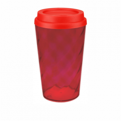 Copo Twister com Tampa Bucks Vermelho 480 ml