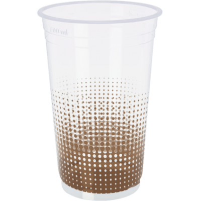  Copo Descartável 360° Ouro, 300 ml.