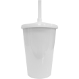 Copo Twister 480 ml com Tampa e Canudo Branco