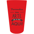 Copo Mega Twister Fosco Vermelho 750 ml