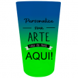 Copo Mega Twister Bicolor Azul Royal x Verde Fluor 750 ml