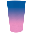 Copo Mega Twister Bicolor Azul Royal x Rosa Bebe 750 ml