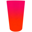 Copo Mega Twister Bicolor Laranja Fluor x Rosa Fluor 750 ml
