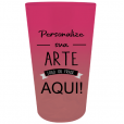 Copo Mega Twister Bicolor Rosa Fluor x Rose Gold 750 ml