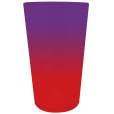 Copo Mega Twister Bicolor Roxo Fluor x Vermelho Fluor 750 ml