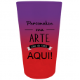 Copo Mega Twister Bicolor Roxo Fluor x Vermelho Fluor 750 ml