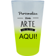 Copo Mega Twister Jateado Amarelo Fluor 750 ml