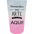 Copo Mini Twister Jateado Rosa Bebe 300 ml