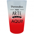 Copo Mega Twister Jateado Vermelho Fluor 750 ml