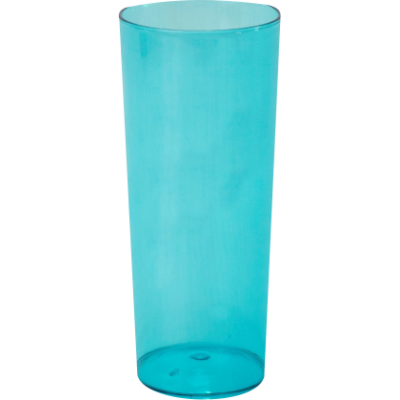 Copo Long Drink Azul Tiffany Translúcido 350 ml.