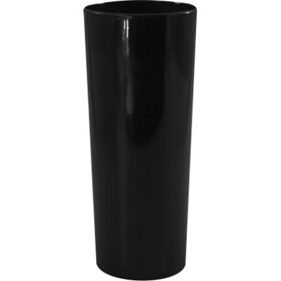 Copo Long Drink Preto 350 ml.