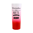 Copo Long Drink Jateado Vermelho 350 ml