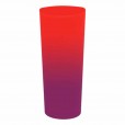 Copo Long Drink Jateado Bicolor Vermelho x Roxo, 350 ml